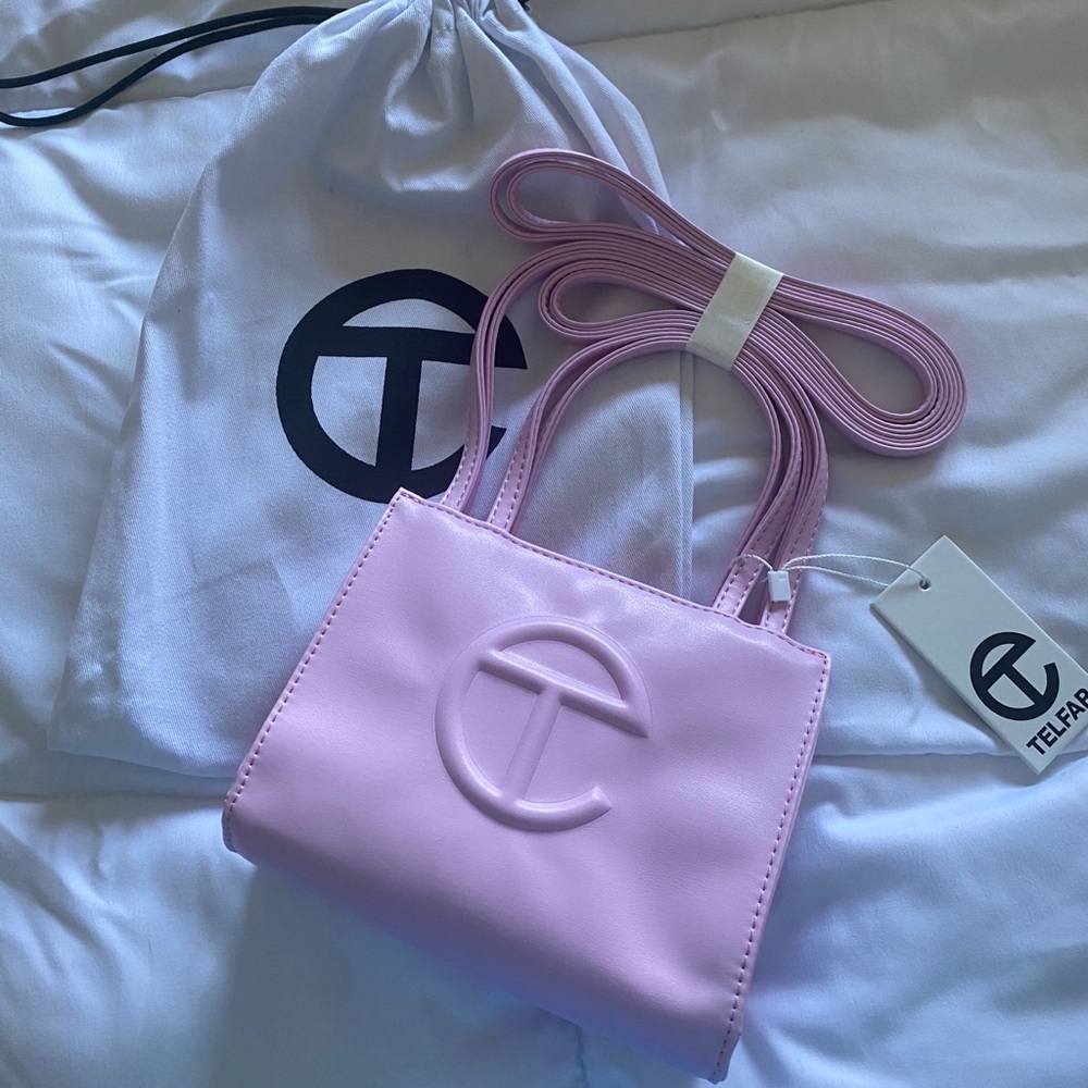 Bubblegum pink Telfar Bag (SM)